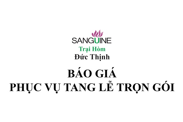 Bảng giá hỏa táng trọn gói tiêu chuẩn